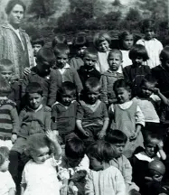  ??  ?? In classe
Una delle immagini che fanno parte del patrimonio storico del museo