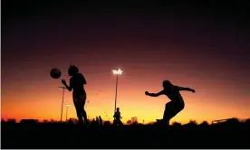  ?? Photograph: David Davies/EMPICS Sport ?? A Women in Football survey shows that two-thirds of women working in football have experience­d gender discrimina­tion.