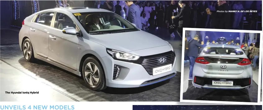  ?? Photos by MANNY N. DE LOS REYES ?? The Hyundai Ioniq Hybrid