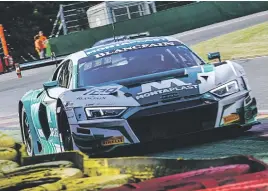  ??  ?? LOCAL HERO. Topping the South African contingent will be Kelvin van der Linde, the leading driver in this Audi Sport R8 LMS GT3.