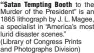  ?? (Library of Congress Prints and Photograph­s Division) ?? “Satan Tempting Booth to the Murder of the President” is an 1865 lithograph by J. L. Magee, a specialist in “America’s most lurid disaster scenes.”