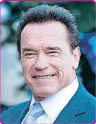  ??  ?? Arnold Schwarzene­gger. Gobernador republican­o de California (2003-2011). Llegó a ser apodado Governator, por gobernador y Terminator.