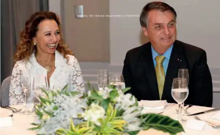  ??  ?? Brasil de Ideias Mulheres recebe o presidente Jair Bolsonaro
