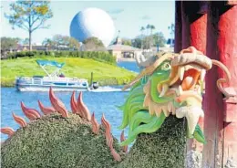  ?? JOE BURBANK/ORLANDO SENTINEL ?? Epcot’s Japan pavilion may be quieter even when the theme park reopens. The Matsuriza drumming act will not be returning.