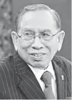  ??  ?? Tan Sri Abu Zahar Ujang