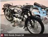  ??  ?? 1955 Honda Dream SA