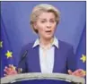  ?? ?? EU President Ursula von der Leyen.