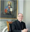  ?? CLIFFORD SKARSTEDT/EXAMINER FILES ?? Daniel J. Miehm will be installed April 19 at St. Peter-in-Chains Cathedral as the new bishop of the Roman Catholic Diocese of Peterborou­gh.