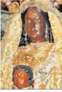 ??  ?? La Virgen de la Merced, patrona de Jerez, que, según la tradición, procede del convento mercedario de Algeciras fundado en 1345.