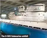  ??  ?? The U-505 Submarine exhibit