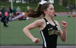  ?? PHOTO BY TOM KILLIPS, PROVIDED BY SAINT ROSE ATHLETICS ?? Colonie native Shannen Kerin deals with the spring sports season cancellati­on due to coronaviru­s.