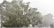  ?? PHOTO: BEV LACEY ?? Storms wreak havoc in Toowoomba.