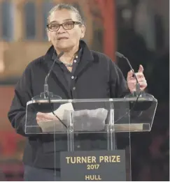  ??  ?? Lubaina Himid: ‘I just happened to tick every box’