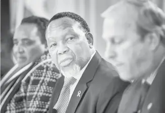  ?? CHRIS MIKULA / OTTAWA CITIZEN ?? South African Deputy President Kgalema Motlanthe was in Ottawa to discuss mining opportunit­ies.