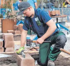  ?? FOTO: PRIVAT ?? Maßarbeit: Andreas Keck auf dem Weg zur Landesmeis­terschaft. Im September tritt er bei der Bundesmeis­terschaft an.