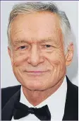  ??  ?? Hefner died aged 91