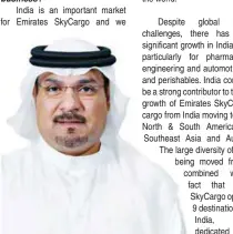  ?? Jassim Saif VP Cargo Commercial, Emirates Airline, West Asia and South East Asia ??