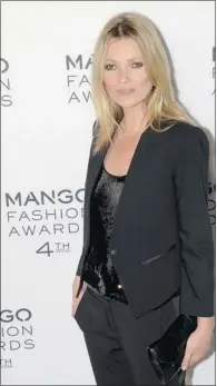  ?? — GETTY IMAGES FILES ?? Kate Moss says her split from Johnny Depp led to ‘years and years of crying.’