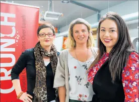  ?? Photo / Supplied ?? From left: Peta Goldsworth­y, senior strategic advisor at HMC Communicat­ions, Sarah-Lee Crellin, former senior communicat­ions advisor for the Department of Internal Affairs, and Holly Bennet, director of HSB Government Relations.