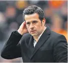  ??  ?? Change of mood: Marco Silva’s arrival at Hull was derided by some pundits