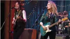  ??  ?? Rick Springfiel­d and Meryl Streep make a great pair in Ricki and the Flash.