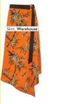  ??  ?? Skirt, Warehouse