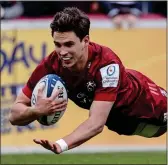  ?? ?? CLASS ACT: Munster’s Joey Carbery
