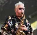  ??  ?? Jazz saxophonis­t Lee Konitz