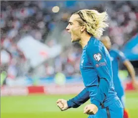  ?? FOTO: AP ?? Antoine Griezmann es uno de los fijos de Deschamps y volvió a marcar