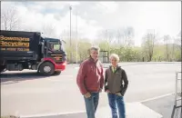  ?? Photograph: Abrightsid­e Photograph­y. ?? Norman Clark and Louise Pescod at the new crossing in Banavie.