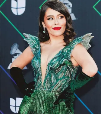  ?? ?? En 2021 fue reconocida en el Latin Grammy como Mejor Nueva Artista