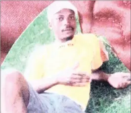  ??  ?? SHOT DEAD: Emmanuel Mairo Matshinhe was killed by an off-duty policeman alleged to have psychiatri­c issues.