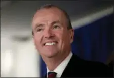  ?? JULIO CORTEZ — THE ASSOCIATED PRESS FILE ?? New Jersey Gov. Phil Murphy speaks before signing the first executive order of his administra­tion in Trenton, N.J.