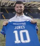  ?? ?? Jordan Jones returned to Kilmarnock earlier this week