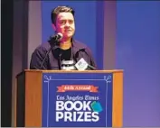  ?? For the Los Angeles Times Festival of Books ?? Varon Panganiban
EMILY CARROLL, who won for “A Guest in the House,” expressed solidarity with Asna Tabassum.