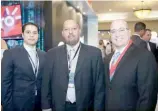  ??  ?? Antonio Santos, Manuel Valenzuela y Carlos Bobadilla.