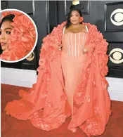  ?? ROBYN BECK/GETTY-AFP PHOTOS ?? Lizzo in Dolce & Gabbana.
