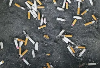  ?? THE ASSOCIATED PRESS/ FILES ?? Smokers who switched to special low- nicotine cigarettes wound up smoking less and were more likely to try to quit, according to a study published in the New England Journal of Medicine.