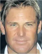  ??  ?? Former cricketer Shane Warne. See Question 7