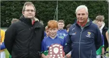  ??  ?? Josh Donovan (captain) with Dean Goodison and Bobby Goff.