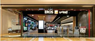  ?? ?? Eros Group partners with more than 14 internatio­nal brands and operates 17 retail stores across the UAE.