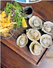  ?? ?? May’s Bluff Oyster Festival is sold out, but you can find the famous delicacy in restaurant­s, cafes and bars around the city, in season until August.
Photos / Great South; Robin Smith; Emma Gleason