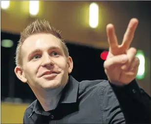  ?? Picture: EPA ?? PRIVACY RULES: Austrian student Max Schrems at the European Court of Justice in Luxembourg yesterday. He won his data privacy infringeme­nt lawsuit against Facebook after the court said a datasharin­g deal with the US did not protect the rights of EU...