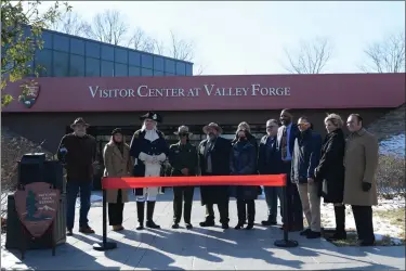  ?? SUBMITTED PHOTO ?? The park held an outdoor ribbon cutting ceremony with park leadership, partners, and local elected officials to celebrate the reopening.