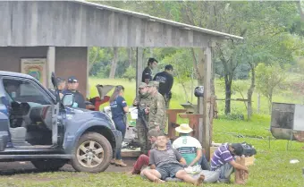  ??  ?? El operativo Romai se realizó el miércoles 1 de mayo en un establecim­iento de la colonia Piray.