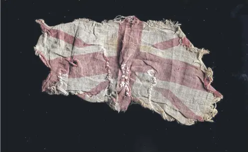  ?? ?? D-day Shirley Whittles Flag - one of the objects analysed in the book