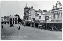  ?? PHOTO: MANAWATU HERITAGE ?? The Square, about 1922.