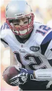  ?? BRAD MILLS/ US PRESSWIRE ?? Patriots QB Tom Brady, No. 12