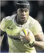  ??  ?? BLOW Itoje just before breaking jaw in December