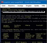  ??  ?? FreeDOS ist eine zeitgemäße DOS-Umsetzung und läuft als vorkon gurierter virtueller PC in Windows.